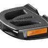 Ergotec EP-1 Pedal Mit Reflektoren Schwarz -Hochwertiger Fahrradkomponentenladen ergotec ep 1 pedal mit reflektoren schwarz
