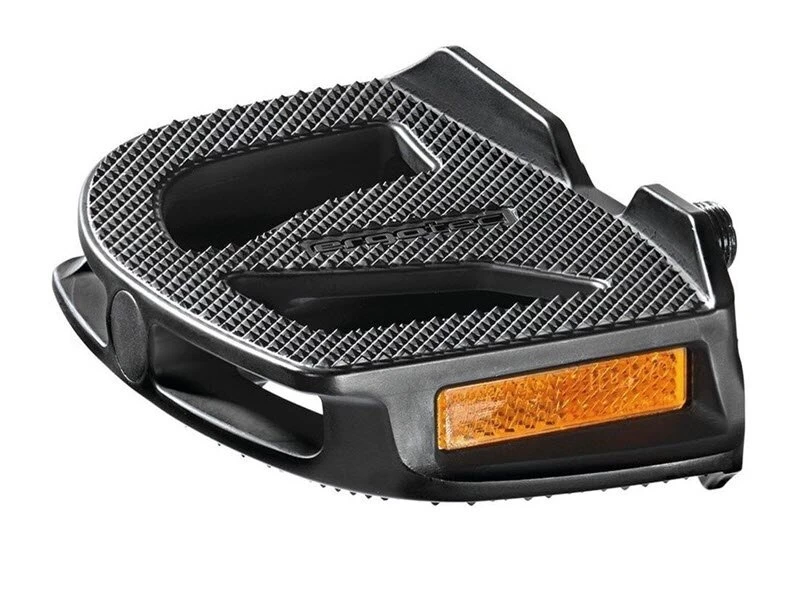 Ergotec EP-1 Pedal Mit Reflektoren Schwarz 3 Ergotec EP-1 Pedal Mit Reflektoren Schwarz