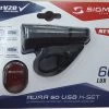 Sigma Aura 60 USB Und Nugget Lichtset -Hochwertiger Fahrradkomponentenladen sigma aura 60 usb und nugget lichtset